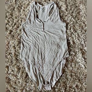 American Eagle striped body suit size medium
